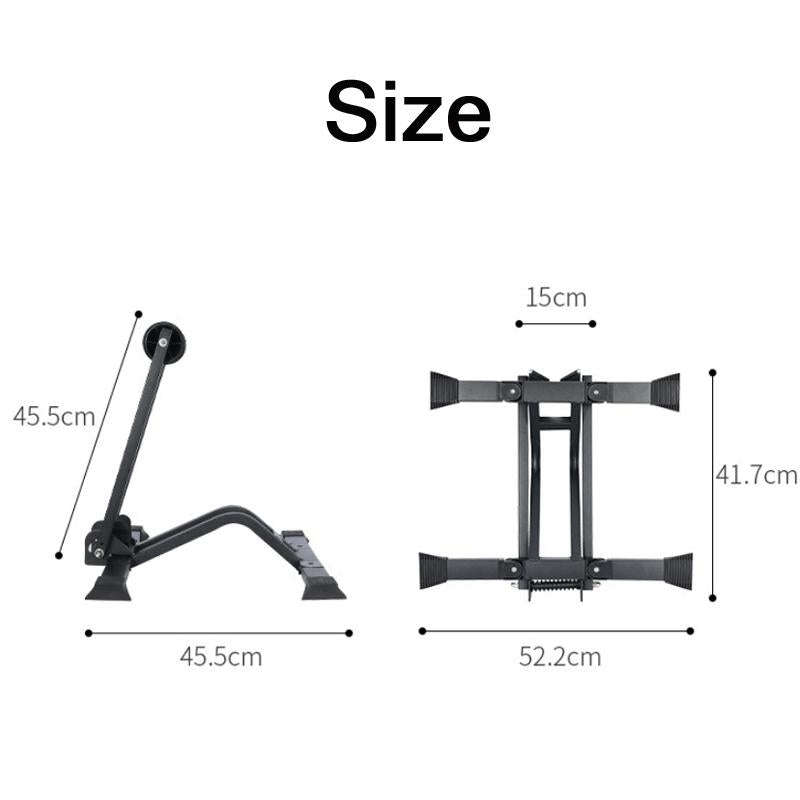 WEST BIKING Portable Bicycle Parking Display Stand(Black)