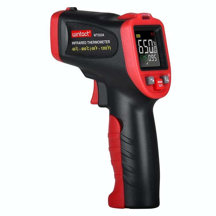 Wintact WT323A -50 Degree C~650 Degree C Handheld Portable Outdoor Non-contact Digital Infrared T...