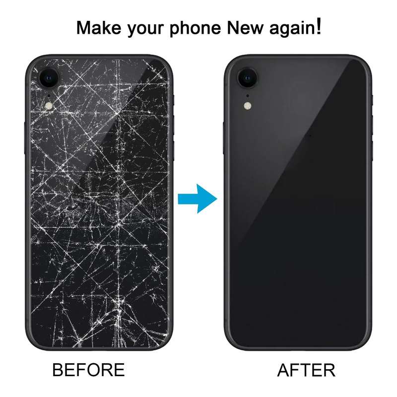 Back Cover with Appearance Imitation of iP15 Pro for iPhone XR(White)