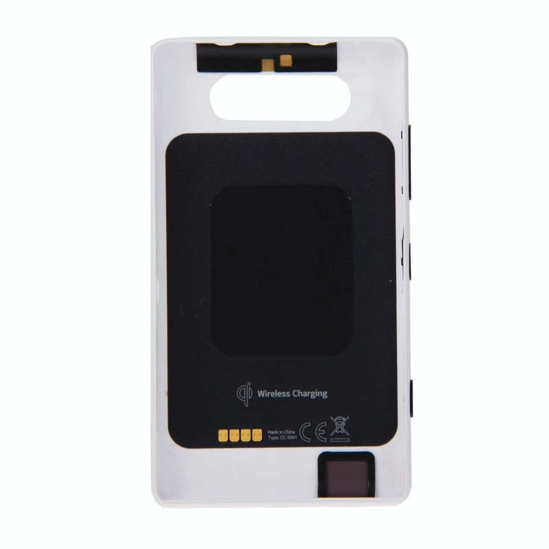Solid Color NFC Battery Back Cover for Nokia Lumia 820(White)