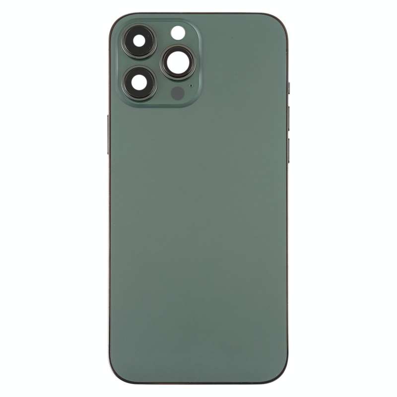 For iPhone 13 Pro Max Battery Back Cover with Side Keys & Card Tray & Power + Volume Flex Cable &...