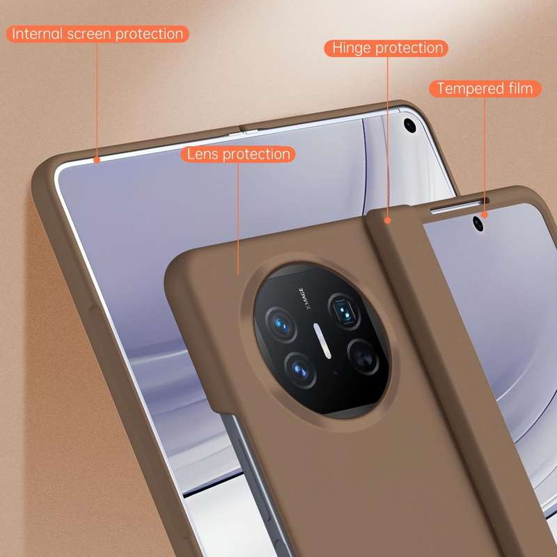 For Huawei Mate X5 Extraordinary Series Hinged Folding Full Coverage Phone Case with Pen Slot & S...