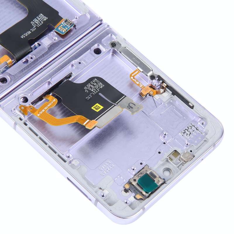 For Samsung Galaxy Z Flip4 SM-F721 Original LCD Screen Digitizer Full Assembly with Frame (Purple)