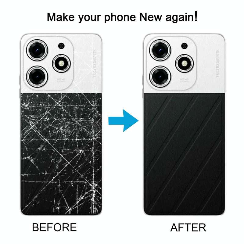 For Tecno Spark 10 Pro KI7 Original Battery Back Cover(White)