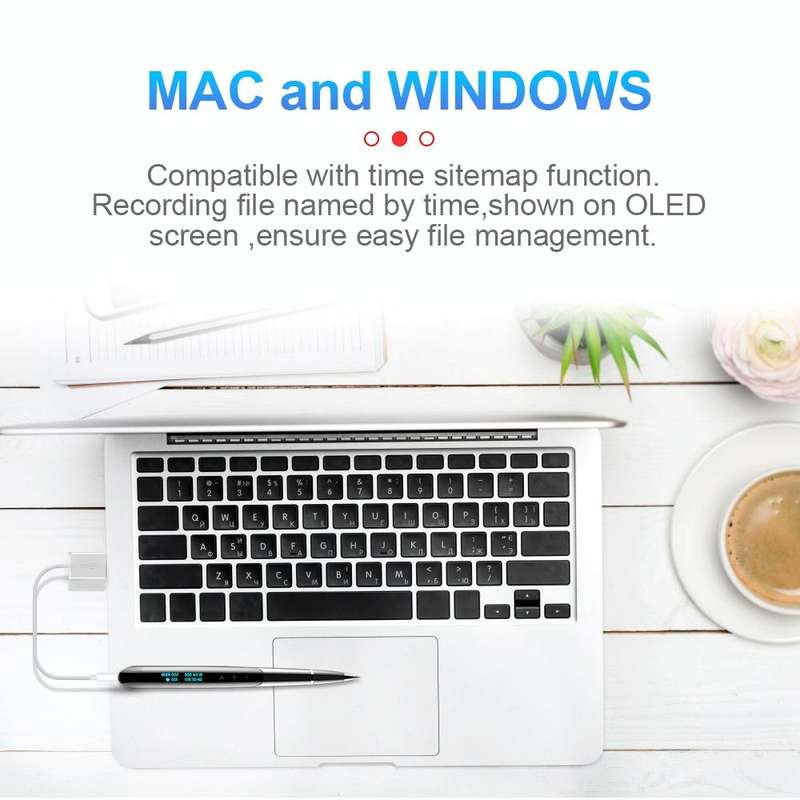 Q9 AI Intelligent High-definition Noise Reduction Conference Recording Pen Voice Control Recorder...