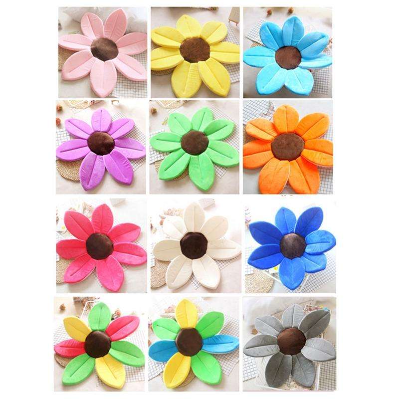 Foldable Bathtub Blooming Sink Lotus Flower Bath Mat Pad for Newborn Baby, Size: 80cm x 80cm x 5c...