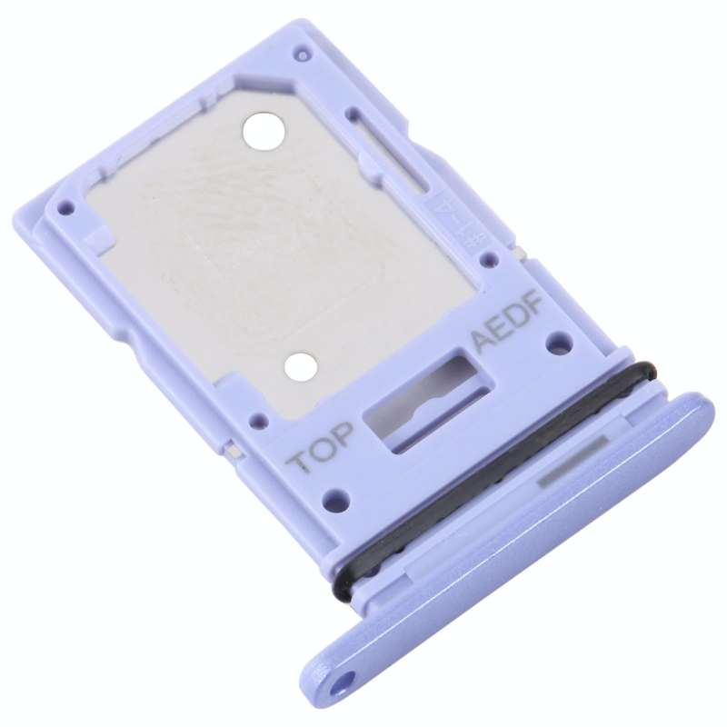 For Samsung Galaxy A54 SM-A546 Original SIM Card Tray + Micro SD Card Tray (Purple)