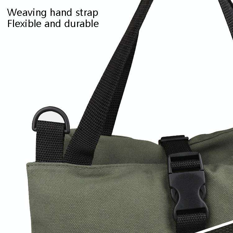 Car Canvas Tool Hanging Bag Electrician Package Car Tool Bag(Black)
