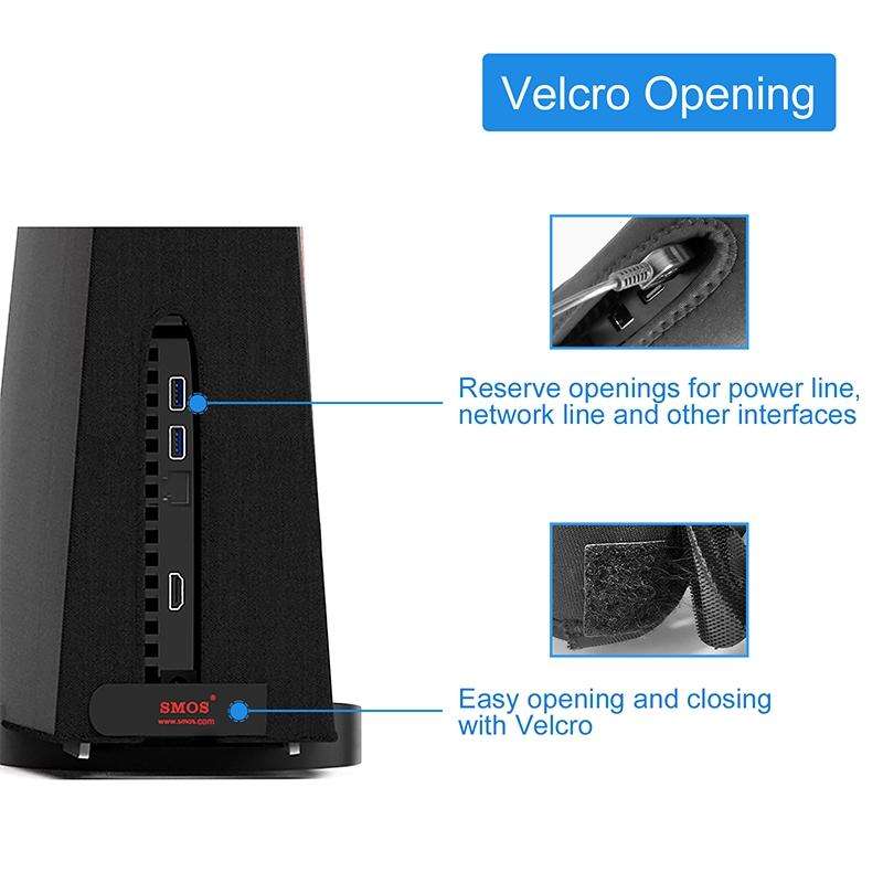 For PS5 Game Console SMOS Neoprene Dust Cover Protective Cover,Spec: Vertical Version