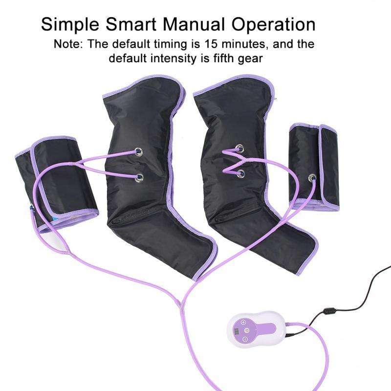 Air Wave Pneumatic Leg Massager Home Air Pressure Massager, Plug Type:EU Plug
