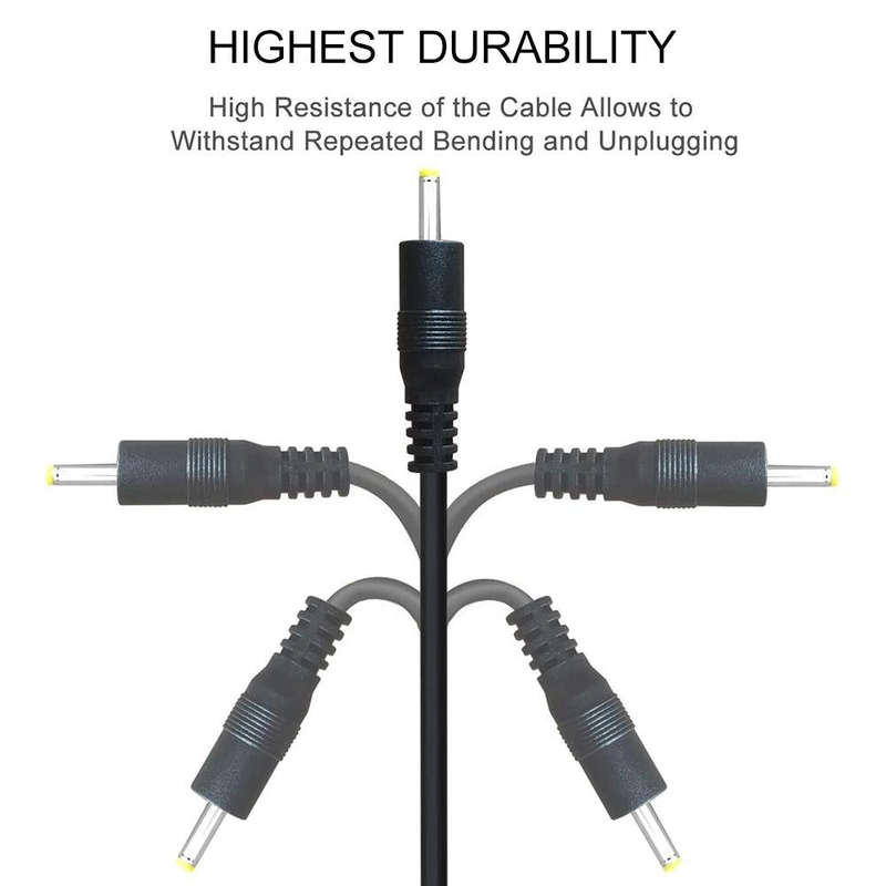 USB Male to DC 2.5 x 0.7mm Power Cable, Length: 1.2m(Black)