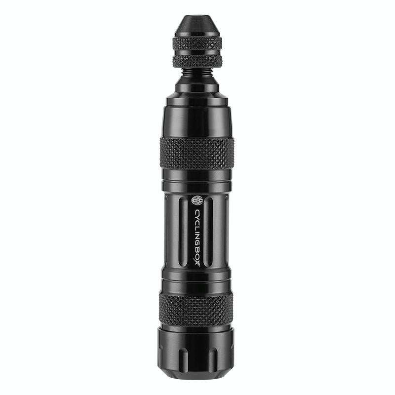 CYCLINGBOX Mountain Bike Vacuum Aluminum Alloy Tire Repair Tool Bicycle Repair Integrated Storage...