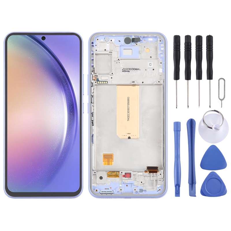 For Samsung Galaxy A54 5G SM-A546 6.43 inch OLED LCD Screen Digitizer Full Assembly with Frame (P...