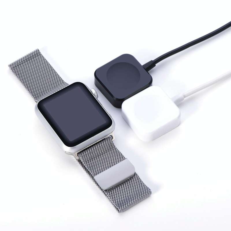 1m Square Magnetic Fast Charger USB Charging Cable for Watch Apple Series Ultra/8/7/6/SE/SE2/5/4/...