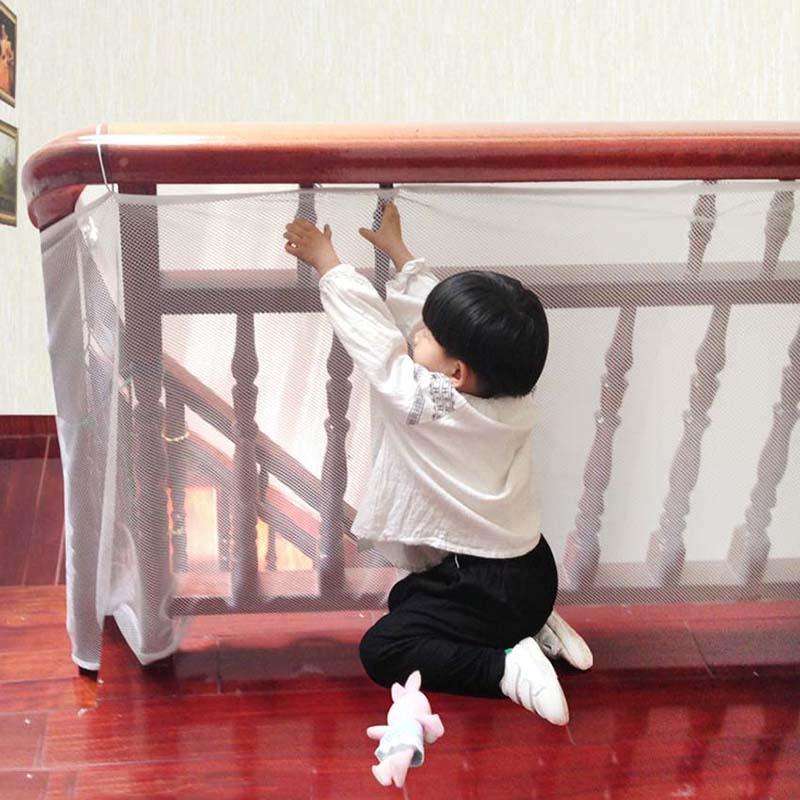 3m Thickening Safety Cope Braided Balcony Stair Safety Net for Child(White)