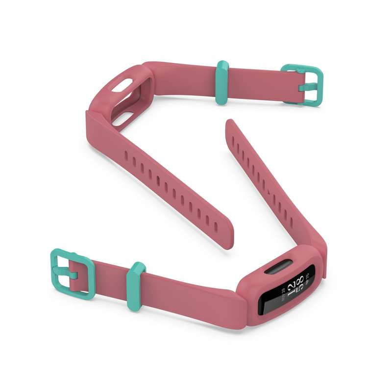 For Fitbit Ace 3 Silicone Integrated Watch Band(Yellow)