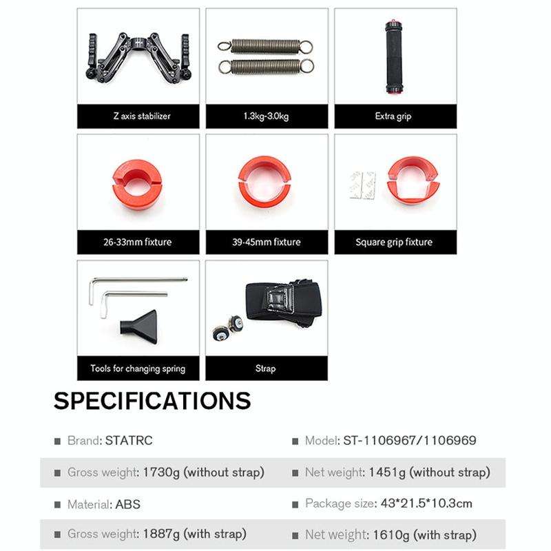 STARTRC Handheld Five Axis Stabilizer Anti-shake Shock Absorber Stabilizing Gimbal for DJI Ronin SC