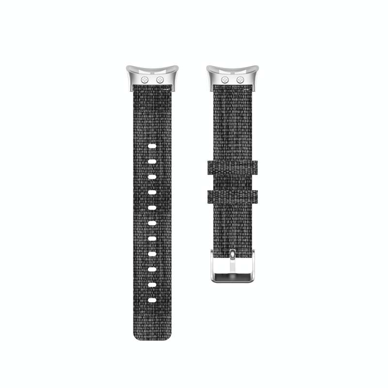 For Garmin Forerunner 45 / 45S / Swim 2 Universal Nylon Canvas Watch Band(Grey)