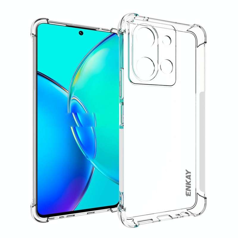 For vivo Y36 4G EU Version ENKAY Transparent TPU Shockproof Anti-slip Phone Case