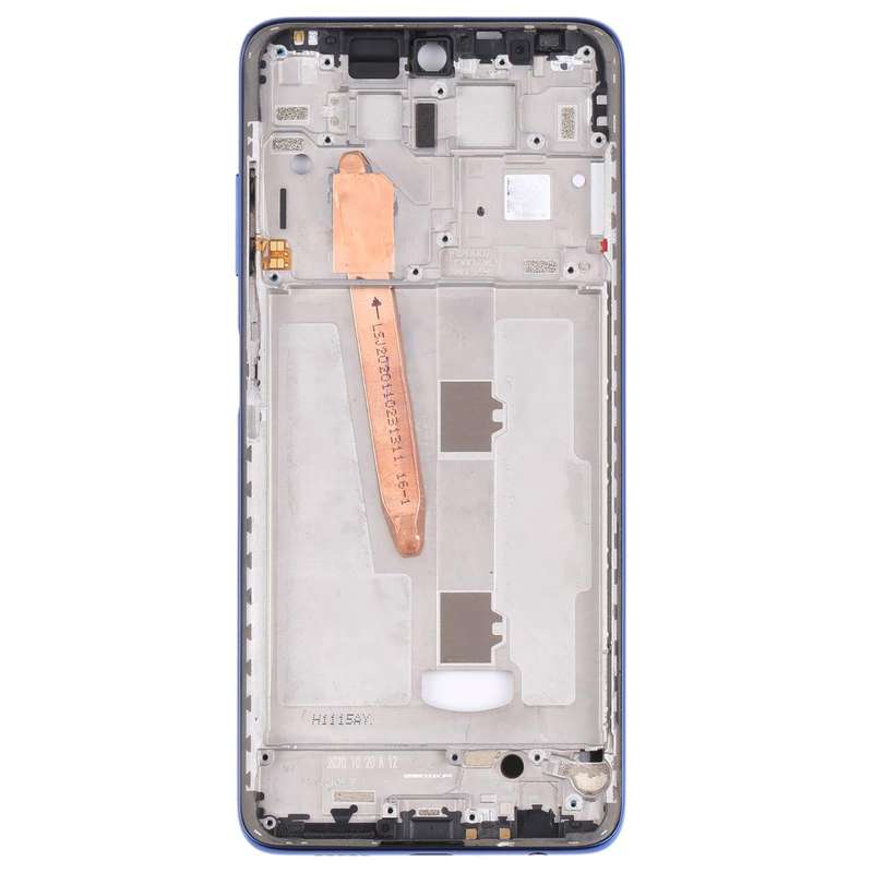 Original Middle Frame Bezel Plate for Xiaomi Poco X3 (Blue)