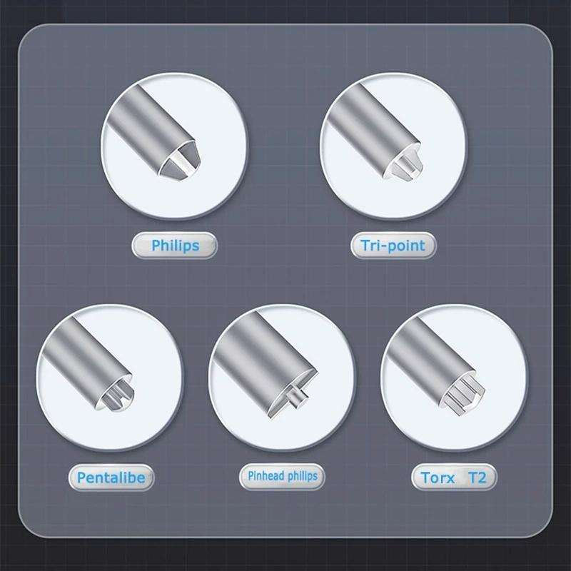 Qianli Super Tactile Grip-Type Precision Silent Dual-Bearing Screwdriver, Series: Type E T2 Torx