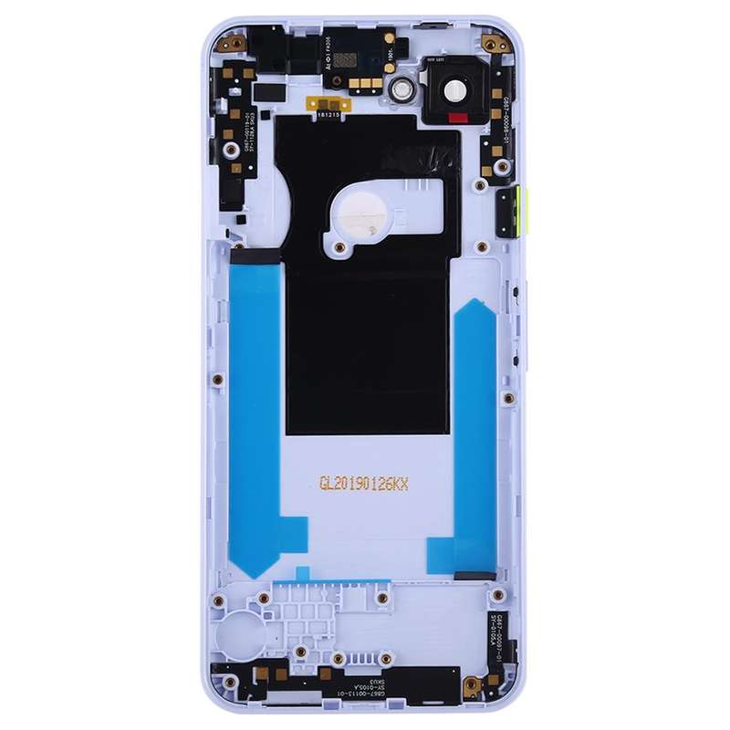 Battery Back Cover with Camera Lens & Side Keys for Google Pixel 3a(Light Purple)