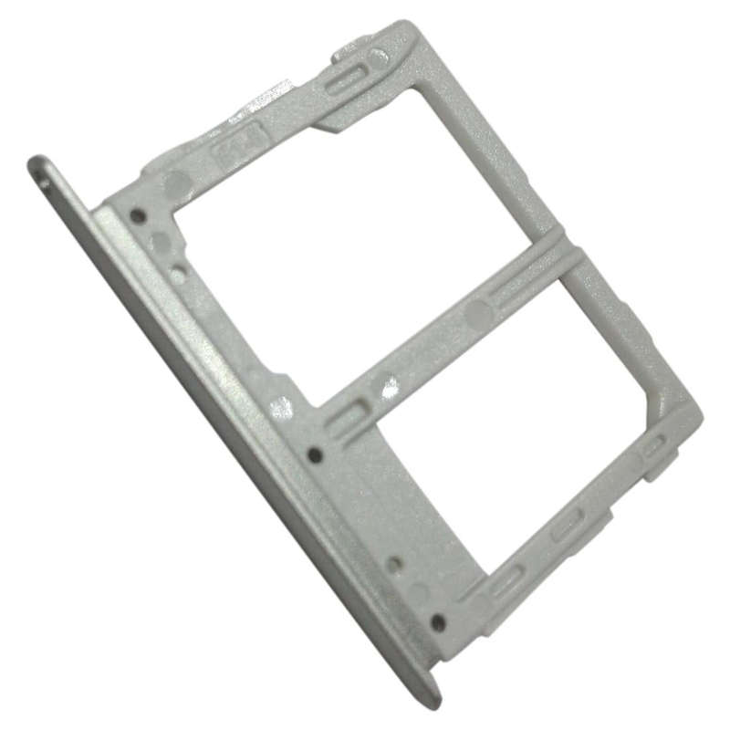 For Galaxy Tab S3 9.7 / T825 (3G Version) SIM Card Tray + Micro SD Card Tray (Silver)