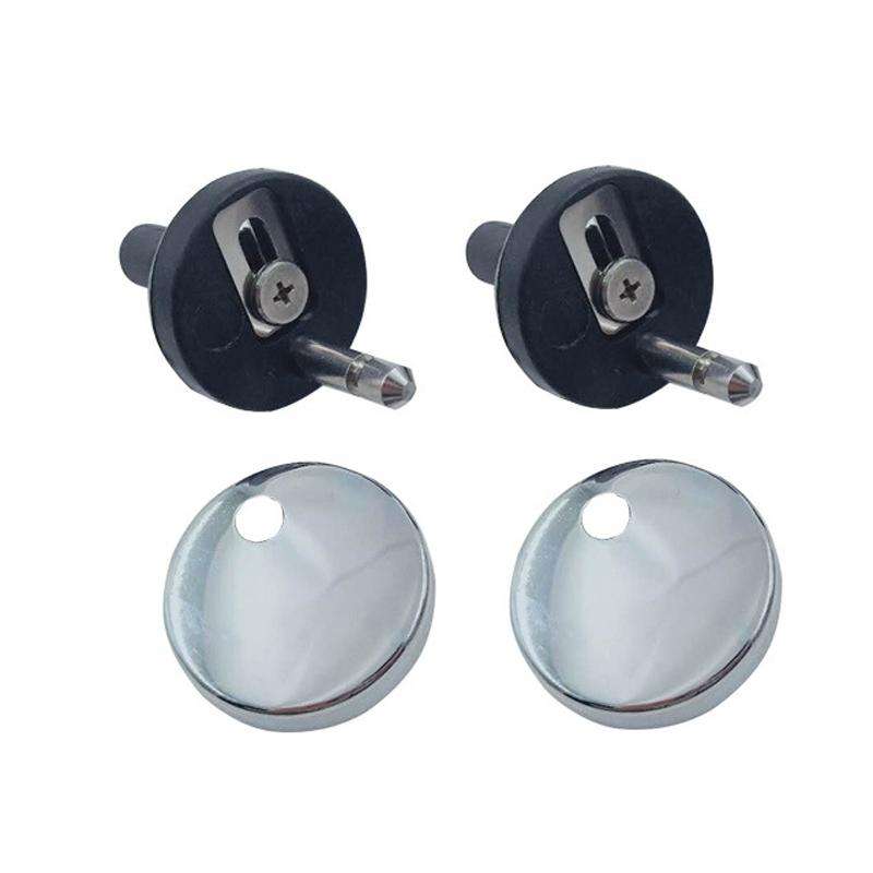 1 Pair 3903 Zinc Alloy Toilet Seat Hinge Installation Nut Quick Release Installation Screw(Toilet...