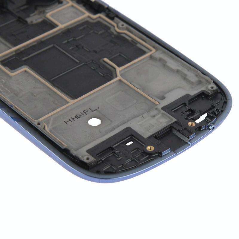 For Galaxy SIII mini / i8190 LCD Middle Board with Button Cable,  (Blue)