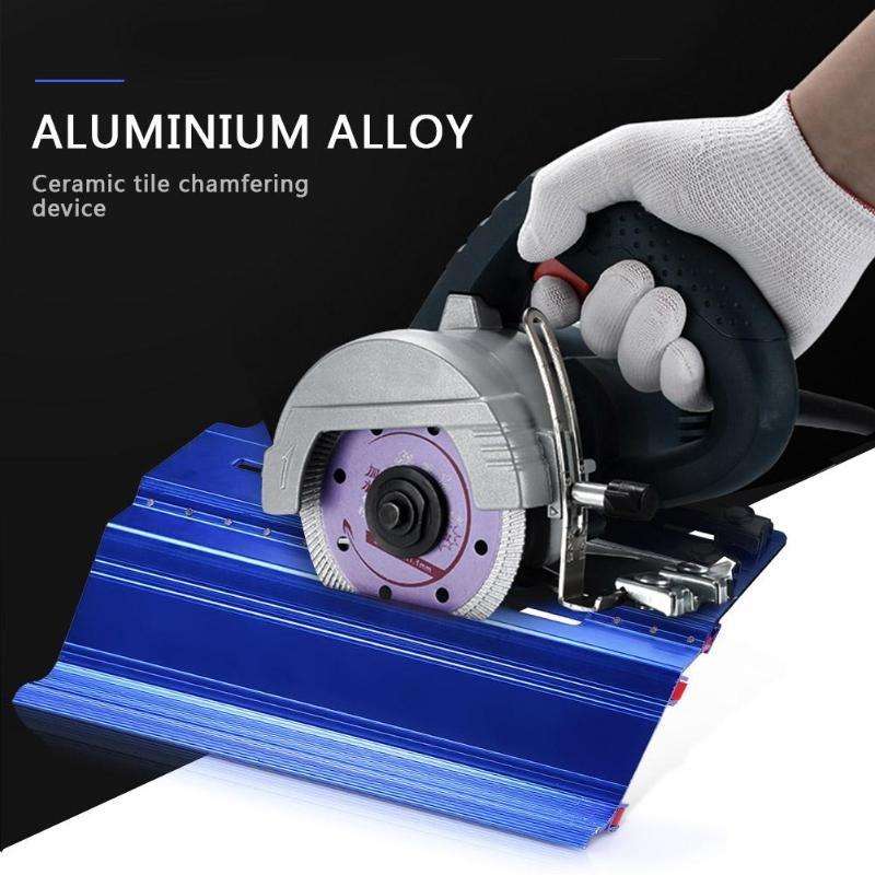 45 Degree Stone Cutting Marble Tile Ceramic Bevel Cutter Chamfering Device(Blue)