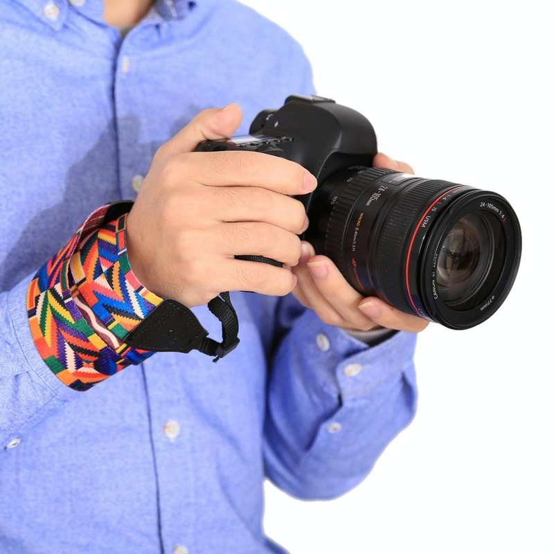 PULUZ Retro Ethnic Style Multi-color Series Shoulder Neck Strap Camera Strap for SLR / DSLR Cameras
