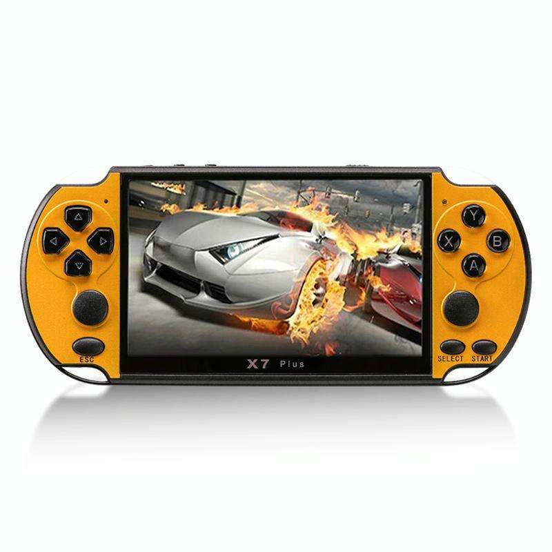 X7 Plus Retro Classic Games Handheld Game Console with 5.1 inch HD Screen & 8G Memory, Support MP...