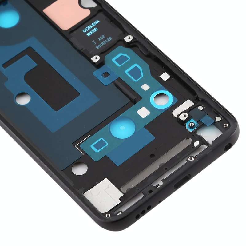 Front Housing LCD Frame Bezel Plate for LG Q7 / Q610 / Q7 Plus / Q725 / Q720 / Q7A / Q7 Alpha(Black)