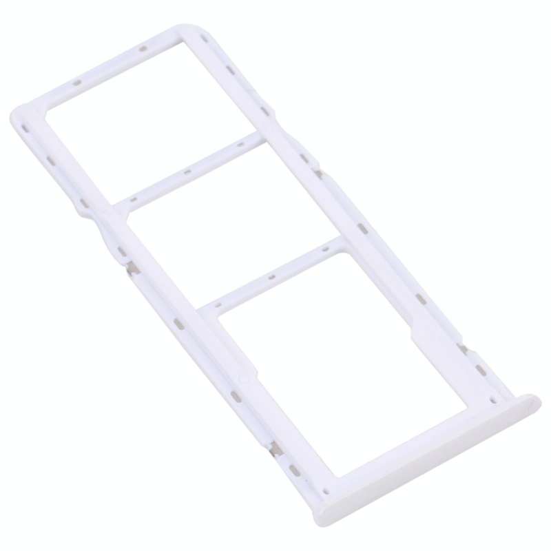 For OPPO Realme 6i / Realme Narzo 10 SIM Card Tray + SIM Card Tray + Micro SD Card Tray (White)