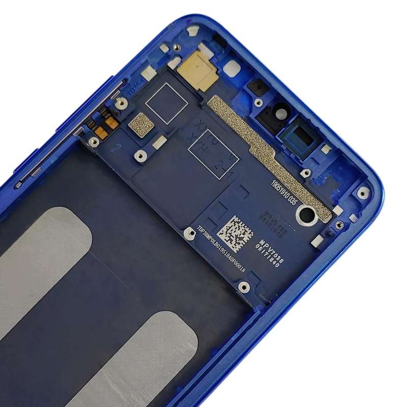 Original LCD Screen for Xiaomi Mi CC9 Digitizer Full Assembly with Frame(Blue)