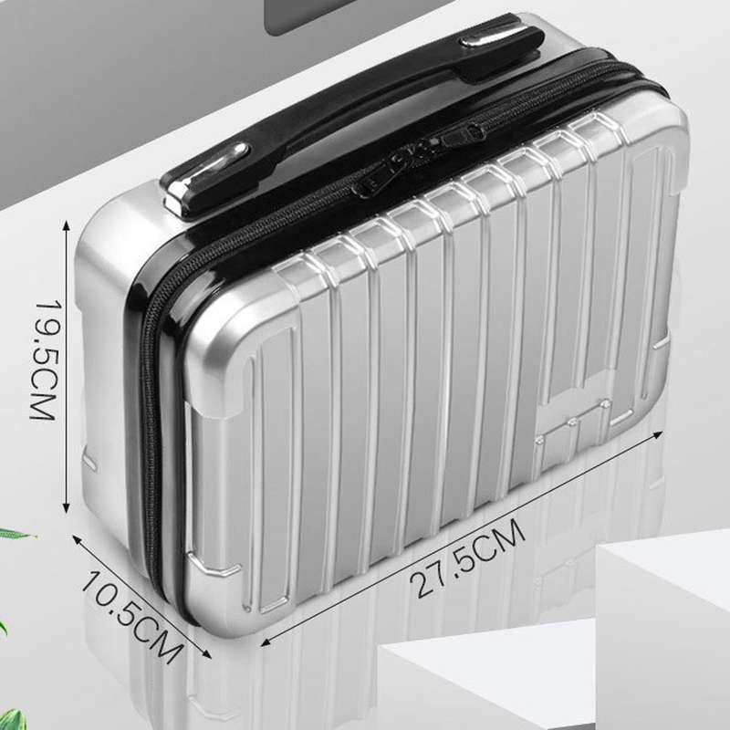 For DJI Mavic Air 2 Shockproof Portable ABS Suitcase Storage Bag Protective Box(Black)