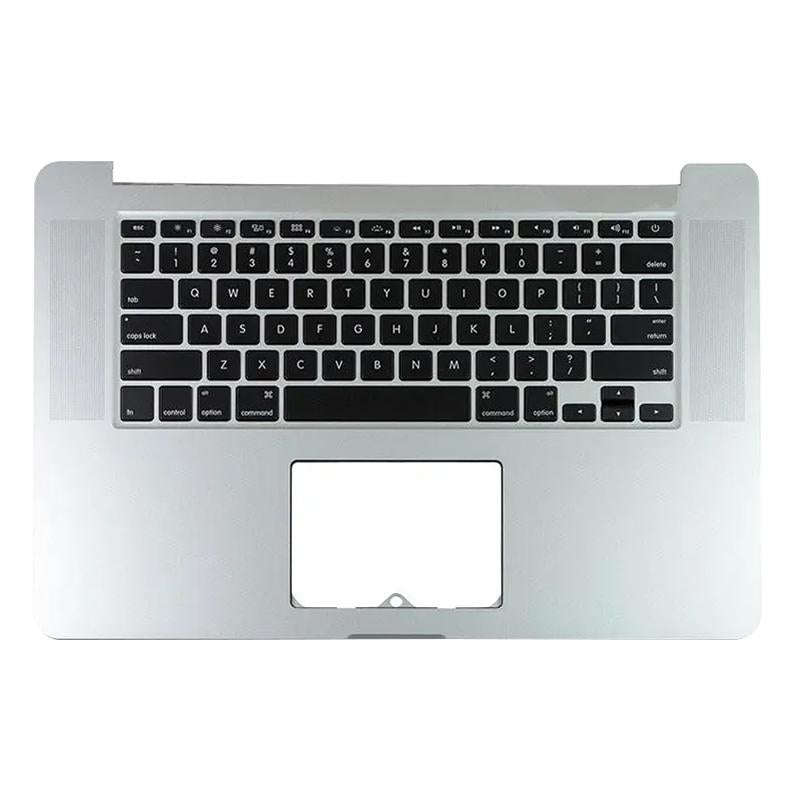 For Macbook Pro 15 A1398 2013 2014 US Keyboard with C Shell (Silver)