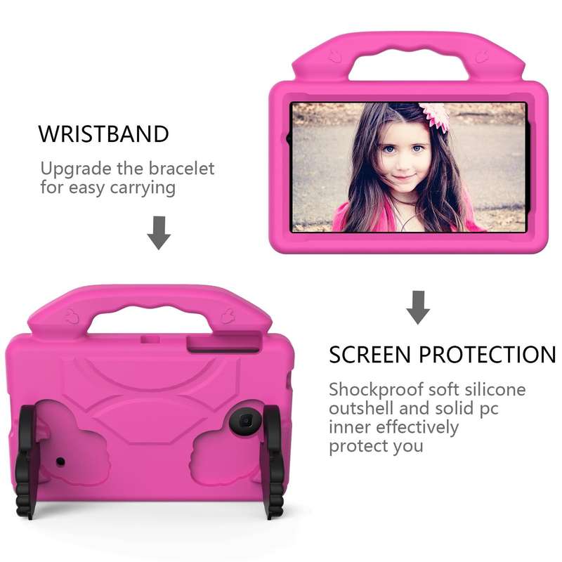 For Galaxy Tab 4 7.0 T230 / T231 EVA Material Children Flat Anti Falling Cover Protective Shell W...