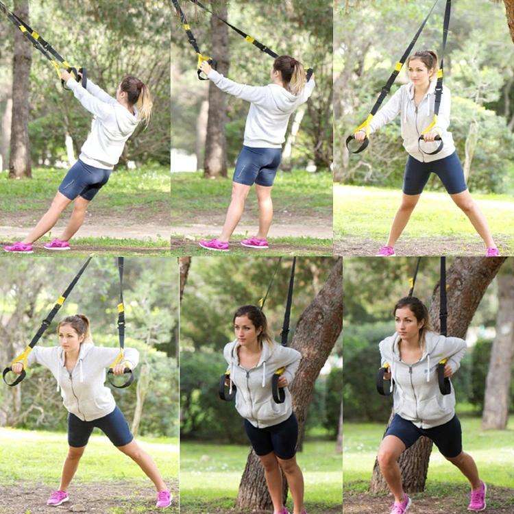 P3-1 Fitness Exercise Hanging Pulling Rope TRP3X Wall Pulley Yoga Belt, Main Belt: 1.4m, Home Ver...