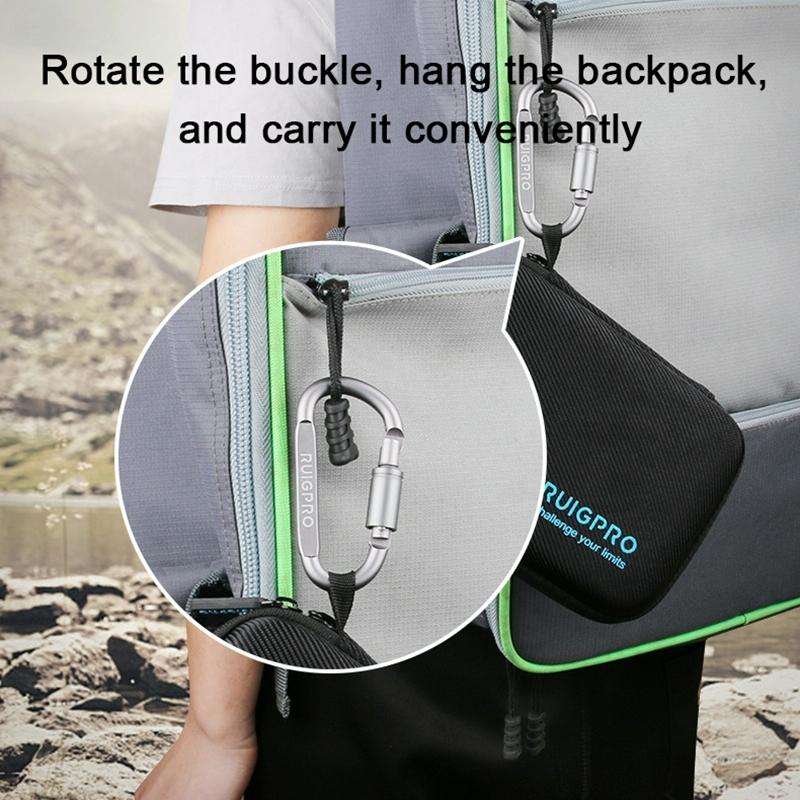 RUIGPRO Shockproof Waterproof Portable Case Box for DJI Osmo Action, Size: 33.5cm x 22.7cm x 6.3c...