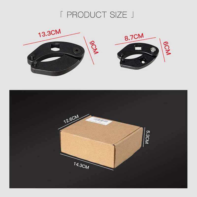 1 Pair Motorcycle Universal Adjustable Gland Nut Wrench Set for Hydraulic Cylinder 1266 +7463