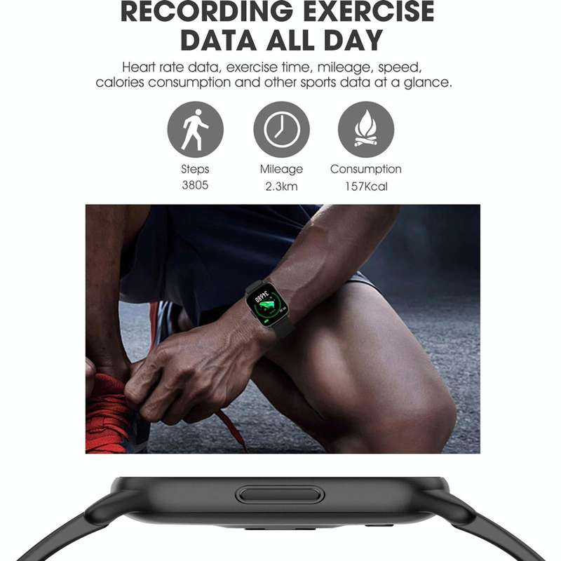 Lokmat KW17 1.3 inch TFT Screen IP68 Waterproof Smart Watch, Support Sleep Monitor / Heart Rate M...