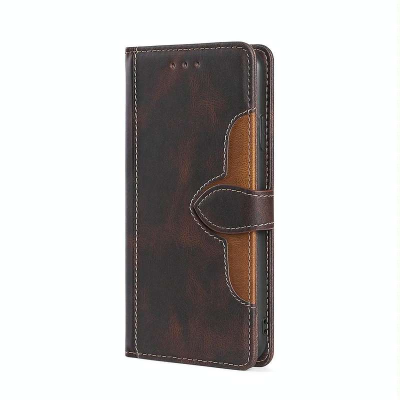 For Samsung Galaxy S10 5G Stitching Skin Feel Magnetic Buckle Horizontal Flip PU Leather Case wit...