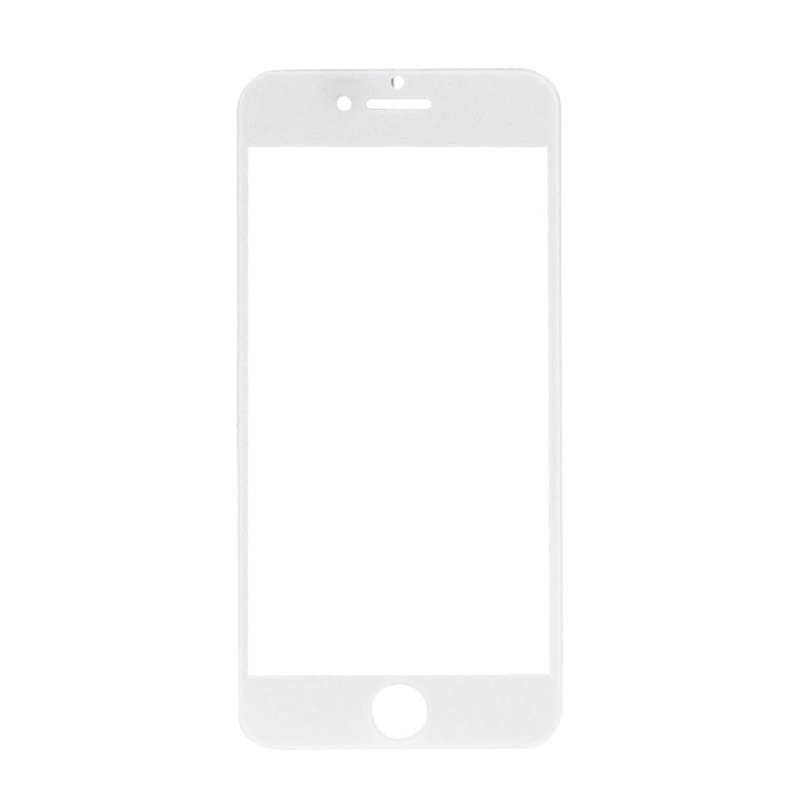 10 PCS for iPhone 6 Plus Front Screen Outer Glass Lens(White)