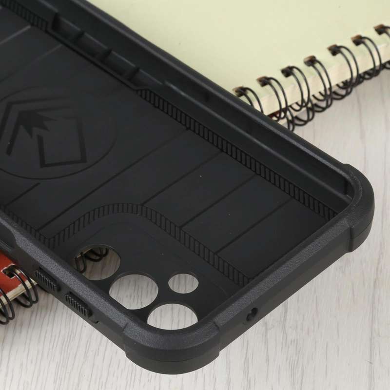 For Samsung Galaxy A14 5G Non-slip Shockproof Armor Phone Case(Black)