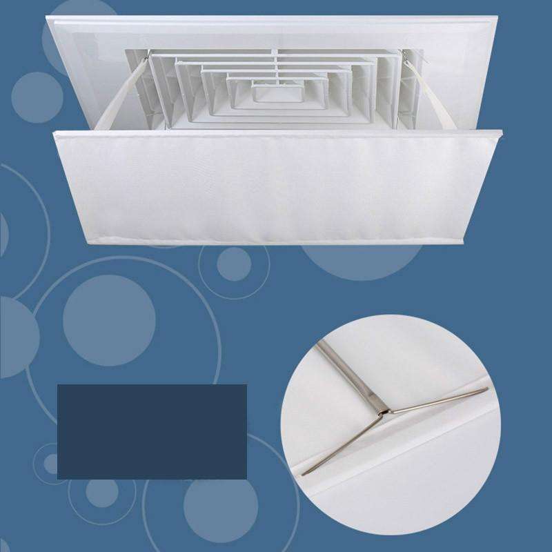 Central Air Conditioning Wind Shield Wall-Mounted Anti Direct Blowing Windshield, Size:45x45cm(Bl...