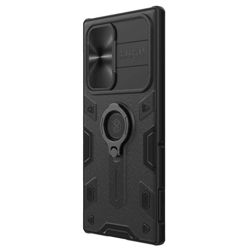 For Samsung Galaxy S22 Ultra 5G NILLKIN CamShield Armor Phone Case(Black)