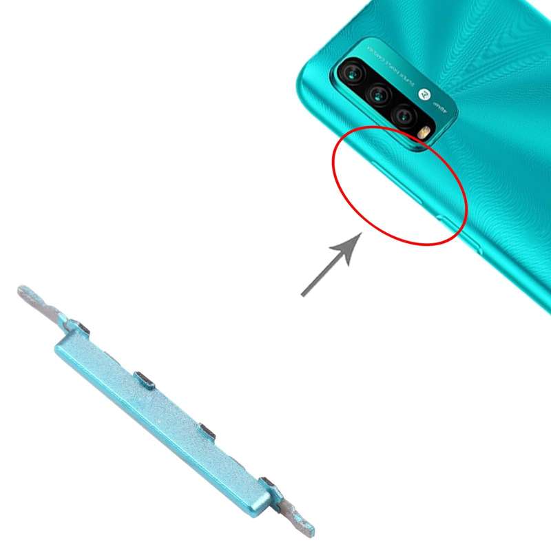 Volume Control Button for Xiaomi Redmi Note 9 4G/Redmi 9T/Redmi 9 Power (Green)