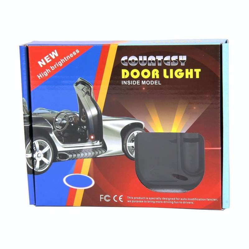 2 PCS LED Ghost Shadow Light Car Door LED Laser Welcome Decorative Light, Display Logo for Alfa R...