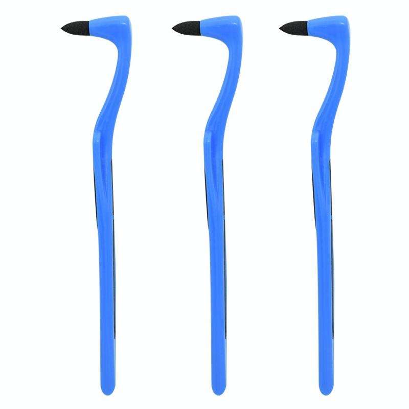 3pcs Tooth Stain Cleaning Stick Dental Calculus Remover Tooth Grinder Tartar Removal(Blue)